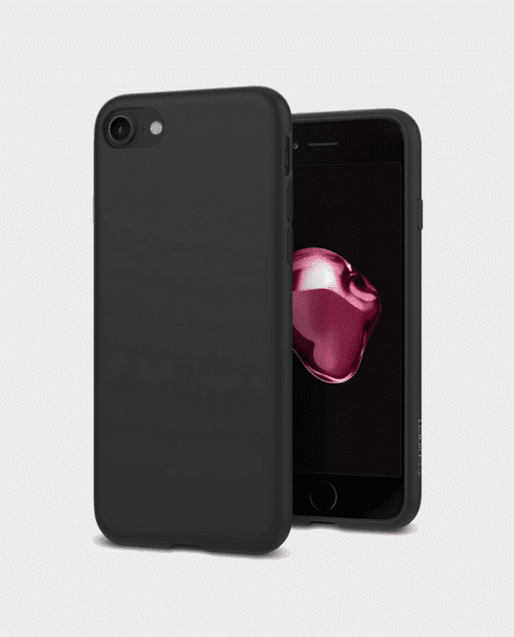 Spigen iPhone 7 Case Liquid Crystal Matte Black in Qatar and Doha