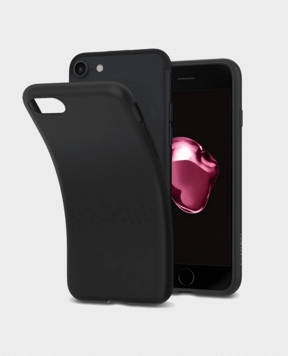 Spigen iPhone 7 Case Liquid Crystal Matte Black in Qatar Lulu