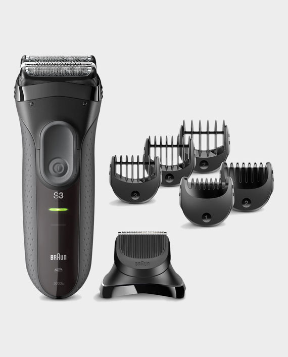 Braun Series 3 Shave&Style 3000BT Shaver with Trimmer Head and 5 Combs in Qatar
