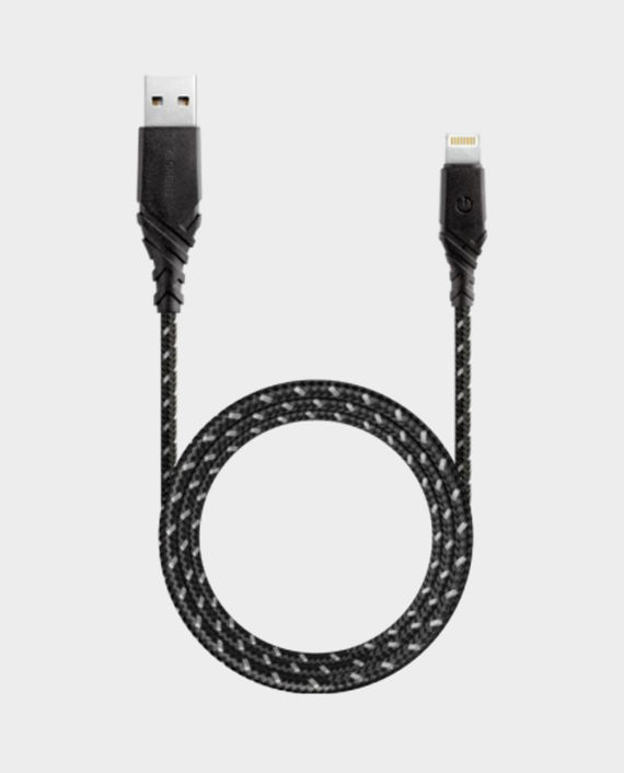 Energea DuraGlitz Charge and Sync Tough Lightning MFI Cable 3m in Qatar