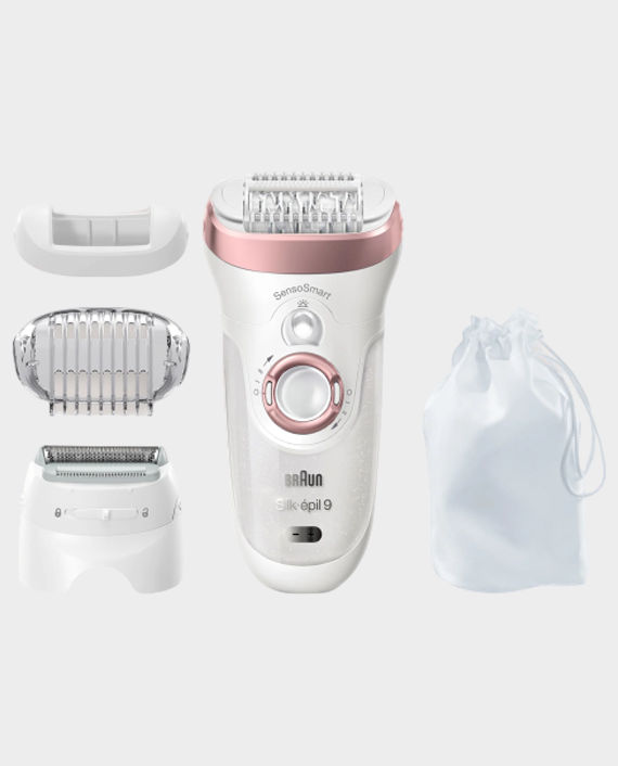 Braun Silk-epil 9-720 Wet & Dry Epilator with 4 extras Include Shaver Head