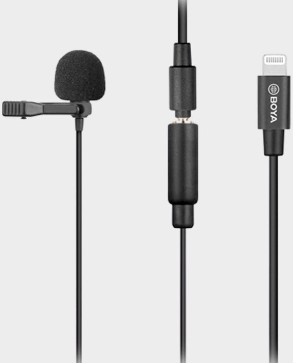 Boya BY-M2 FOR IOS Microphone for iOS Devices Black in Qatar