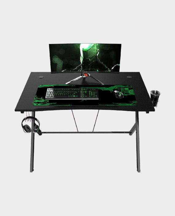 GalaxHero GH-D-002 Gaming Desk - Black/Green