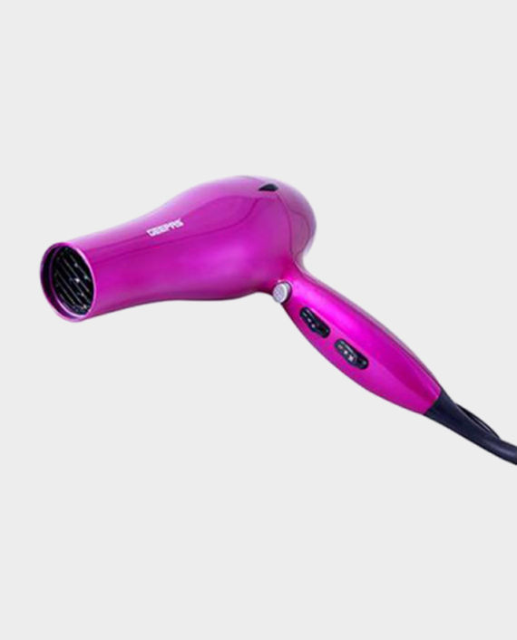 Geepas GH8646 2200W Professional Hair Dryer with 2 Speed Control Pink