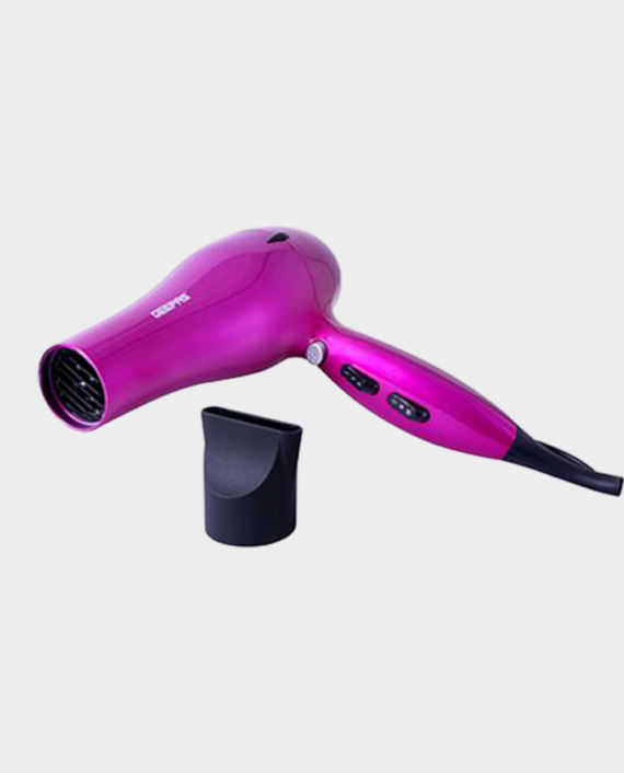 Geepas GH8646 2200W Professional Hair Dryer with 2 Speed Control Pink