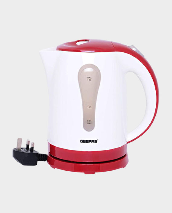 Geepas GK5435 1.8 Litre Plastic Electric Kettle White in Qatar