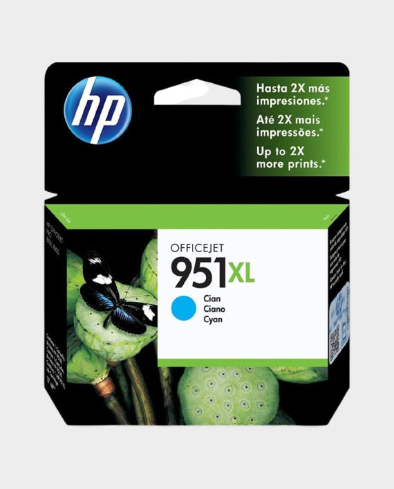 HP CN046AE 951XL High Yield Original Ink Cartridge Cyan in Qatar