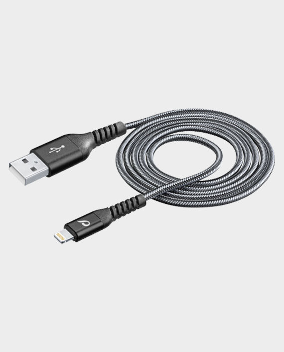 Cellularline USB Data Cable Lightning Black in Qatar