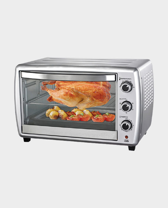 Geepas GO2422 60 Litre Stainless Steel Electric Oven in Qatar