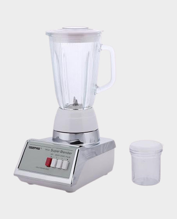 Geepas GSB1603 2 In 1 450 Watts Electric Blender with Glass Jar in Qatar