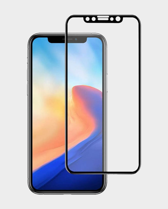 Green 3D Curved Tempered Glass For iPhone 11 Pro Max in Qatar