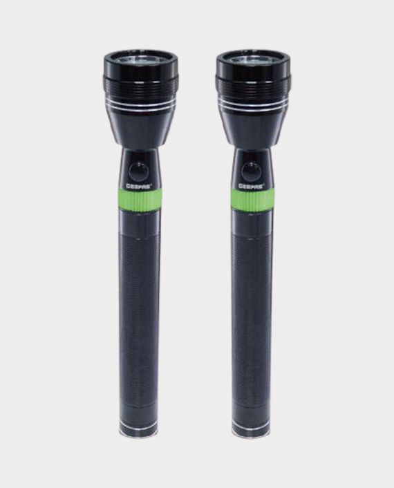 Geepas 2 in 1 262MM Rechargeable LED Flashlight Combo in Qatar