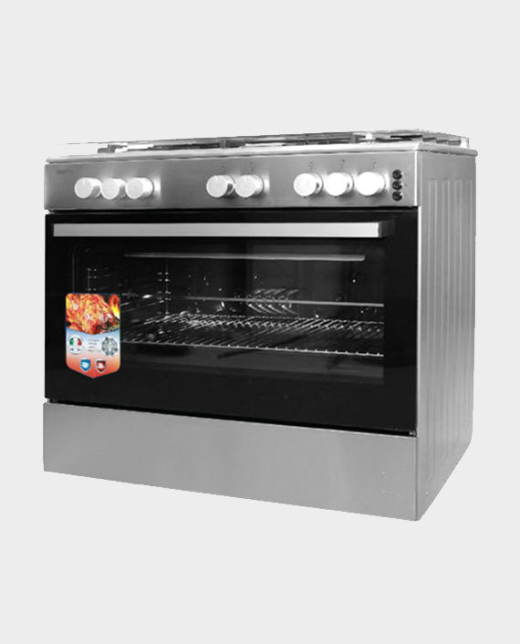 Geepas GCR9087NTST 5 Burner Gas Cooking Range with Thermostat in Qatar
