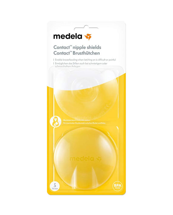 Medela 200.1625 Contact Nipple Shields Small-16mm 2 Piece