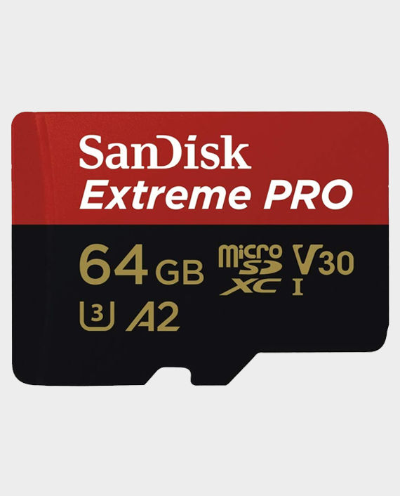 Sandisk 64GB Extreme Pro A2 Micro Memory Card in Qatar