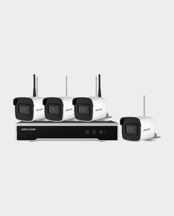 Hikvision NK44W0H-1T(WD) WiFi-Kit 4x4MP Bullet Cameras +1x4 Channel NVR + 1TB HDD in Qatar
