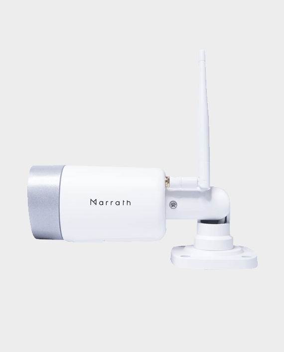 Marrath Smart WiFi HD Weatherproof Indoor / Outdoor Plug and Play CCTV Camera with Motion Detection