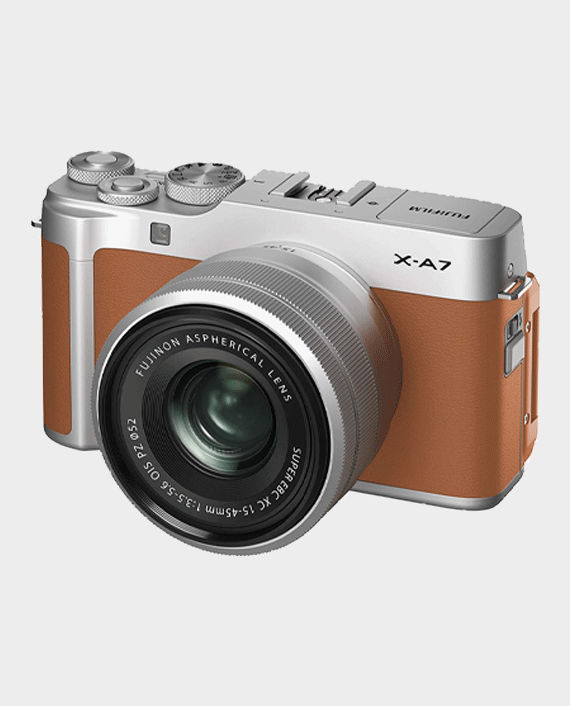Fujifilm X A7 Mirrorless Digital Camera with 15 45mm Lens Caramel