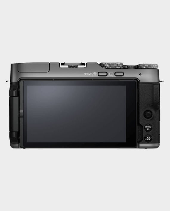 Fujifilm X A7 Mirrorless Digital Camera with 15 45mm Lens Dark Silver