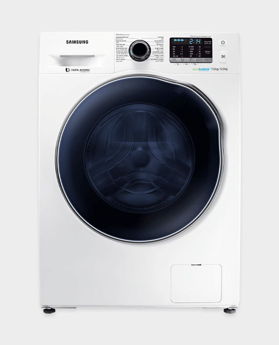 Samsung WD70J5410AW/SG Washing Machine Combo with Inverter Technology 7kg Wash & 5kg Dry in Qatar