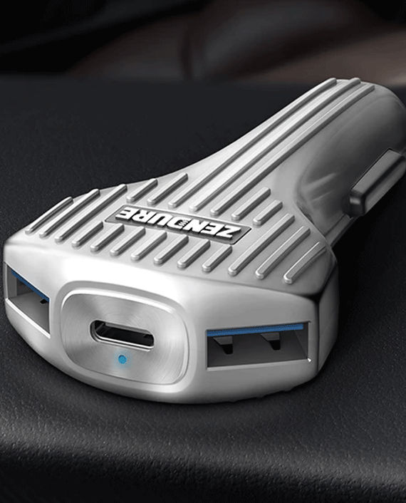 Zendure A-Series 3 Port Car Chargers with USB C Power Delivery 36W