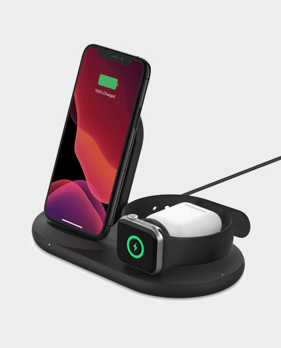 Belkin Boost Charge 3 in 1 Wireless Charger for Apple Devices in Qatar