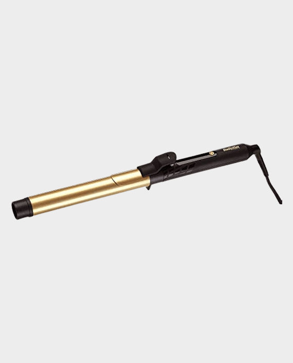 Babyliss C425SDE Curling Iron with LED Display 25mm Black/Yellow in Qatar