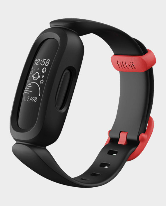 Fitbit Ace 3 Activity Tracker For Kids Black Red