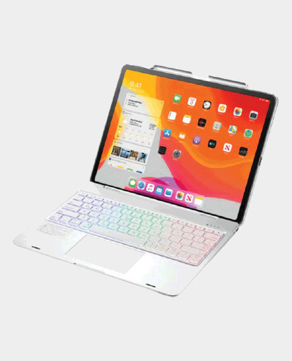 Smart ACIPD12 12.9 inch iPad Wireless Backlit Keyboard with Trackpad White in Qatar