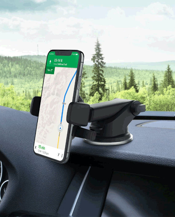 iOttie Hlcrio128 Easy One Touch Mini Smartphone Car Mount Dash & Windshield Black
