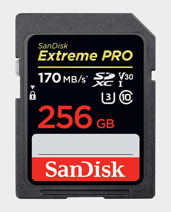 SanDisk Extreme Pro SDXC-UHS-I Memory Card 256GB in Qatar