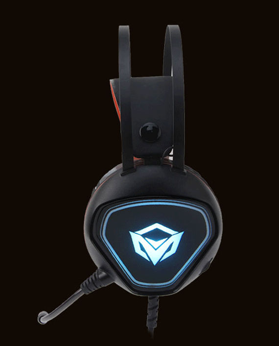 Meetion MT-HP020 Backlit Gaming Headset with Mic Black