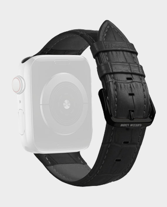 Green Elite Leather Watch Strap For Apple Watch 42/44mm in Qatar