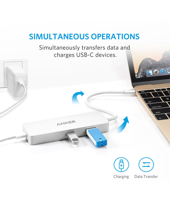 Anker Premium USB-C Hub with Ethernet and Power Delivery