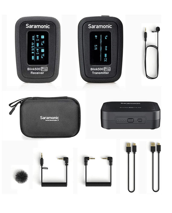 Saramonic Blink 500 Pro B1 2.4G Dual Channel Wireless Microphone (TX+RX)