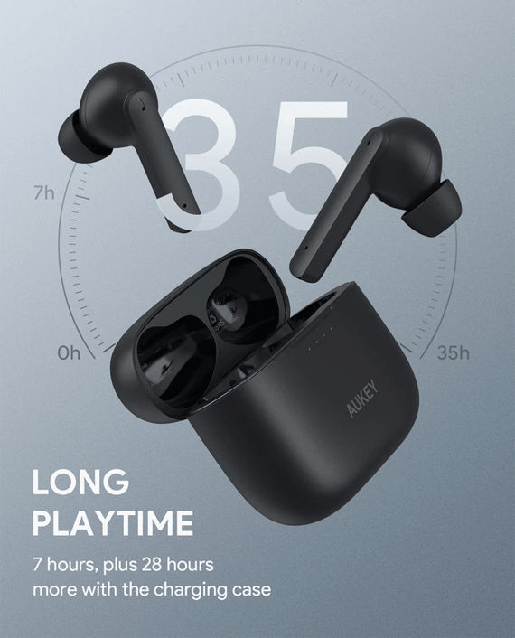 Aukey EP-N5 Hybrid Active Noise Cancelation Wireless Earbuds