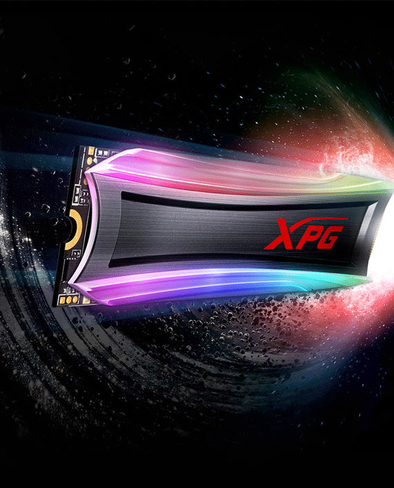 Adata XPG Spectrix S40G 256GB RGB PCIe Gen3x4 M.2 2280 Solid State Drive