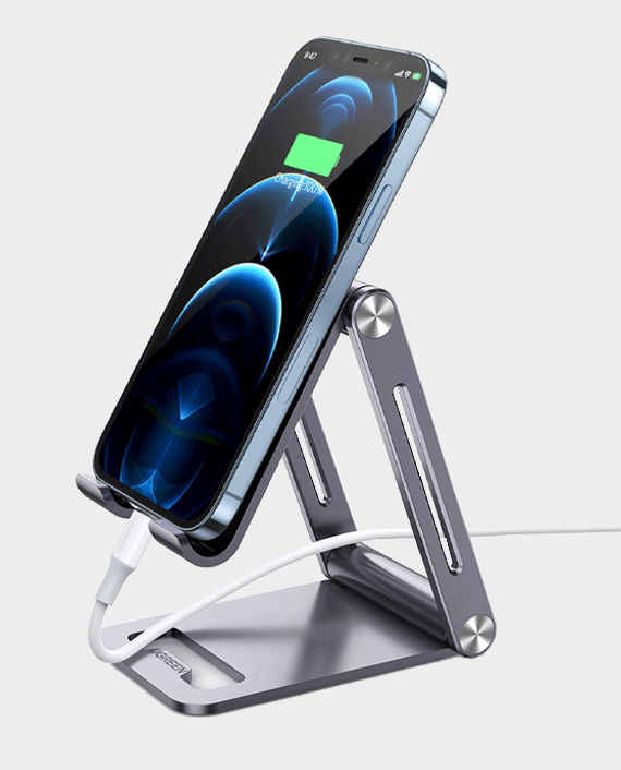 Ugreen Adjustable Aluminum Phone Holder with Roller in Qatar