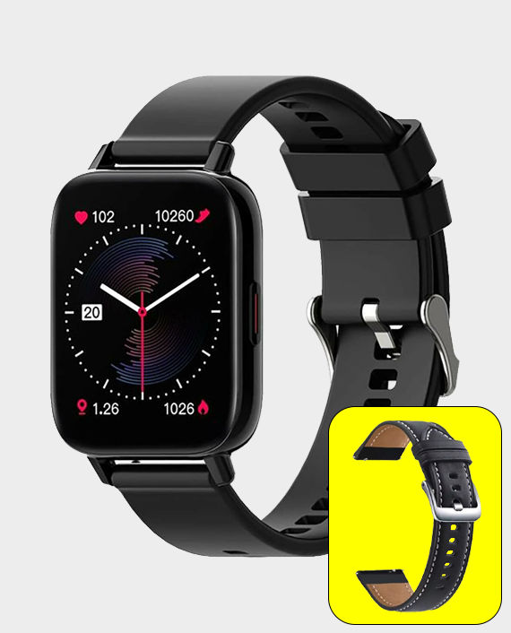 X.Cell G3 Talk iOS Smart Watch Silicon Strap + Leather Strap in Qatar