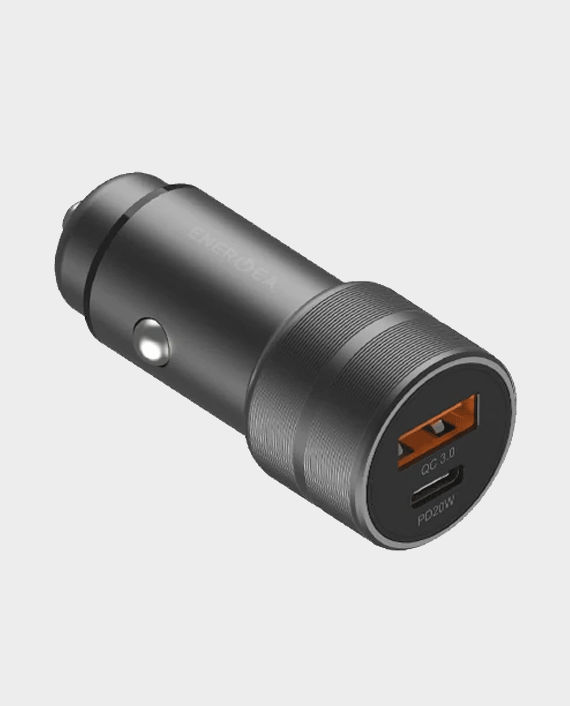 Energea AluDrive PD20+ CAR-AD-D20 Aluminium Car Charger with PD 20W & QC 3.0