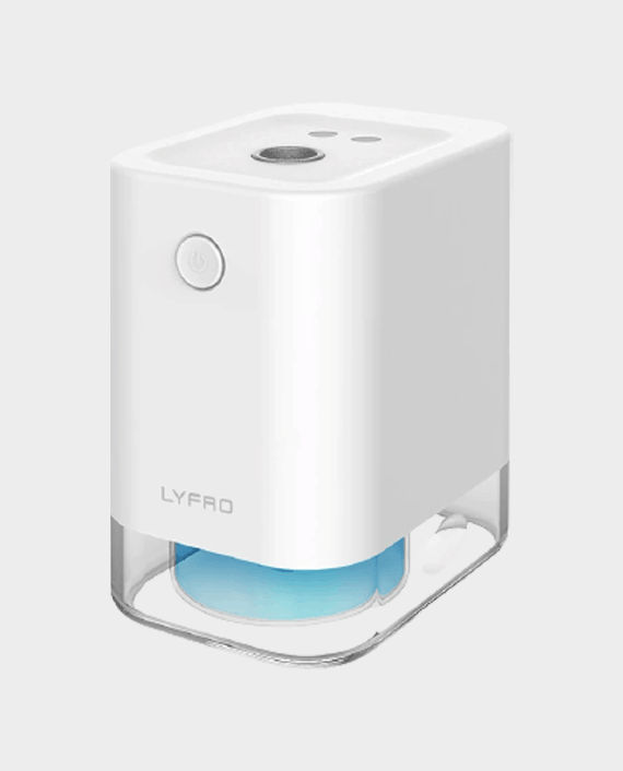 LYFRO Flow Portable Smart Sanitizing Mist Dispenser White in Qatar