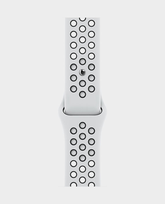 Apple Watch Nike Series 7 MKNA3 45mm GPS Starlight Aluminum Case with Pure Platinum / Black Nike Sport Band