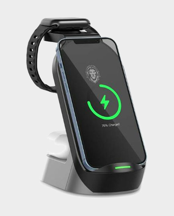 Green 4 in 1 Fast Wireless Charger 15W in Qatar