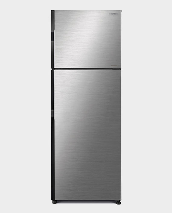 Hitachi RVX450PK9KBSL Double Door Refrigerator 450 Litre Silver in Qatar