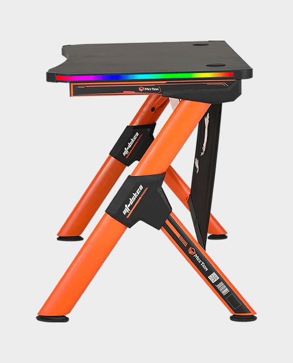 Meetion MT-DSK20 RGB LED PC Computer Gaming Desk Black & Orange