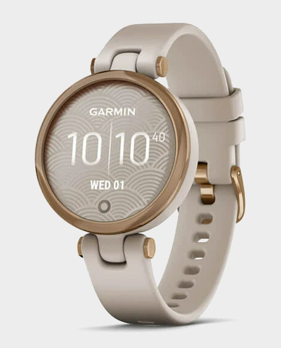 Garmin 010-02384-11 Lily Sport Smartwatch Rose Gold Bezel with Light Sand Case and Silicone Band Rose Gold in Qatar
