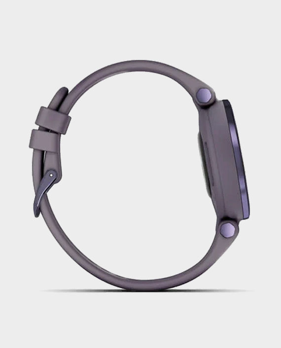 Garmin 010-02384-12 Lily Sport Smartwatch Bezel Deep Orchid Case and Silicon Band