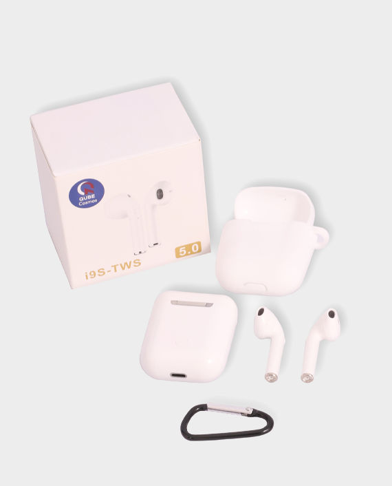 Qube QPOD i9s Wireless Headset White in Qatar