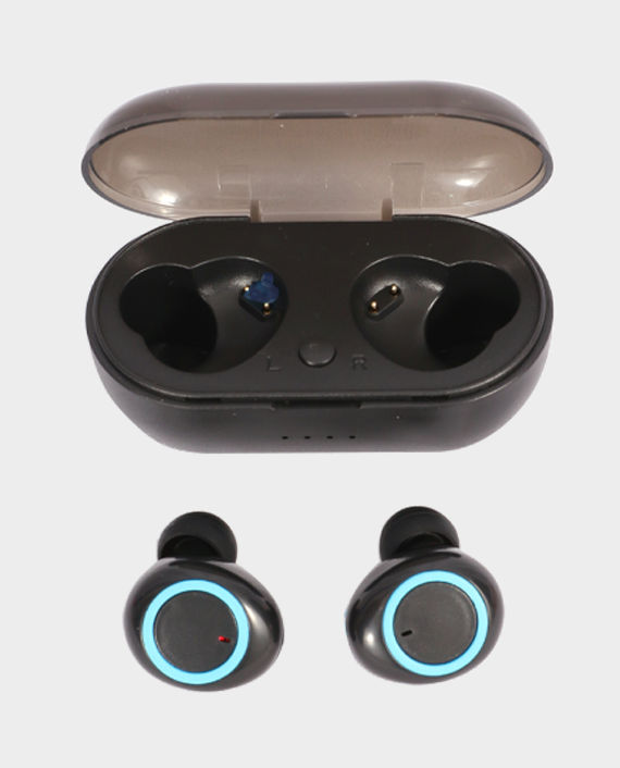Qube Sport Wireless Earbuds Black and Blue in Qatar