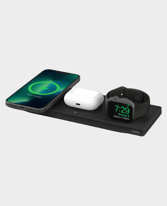 Belkin Boost Charge Pro 3-in-1 Wireless Charging Pad with MagSafe in Qatar
